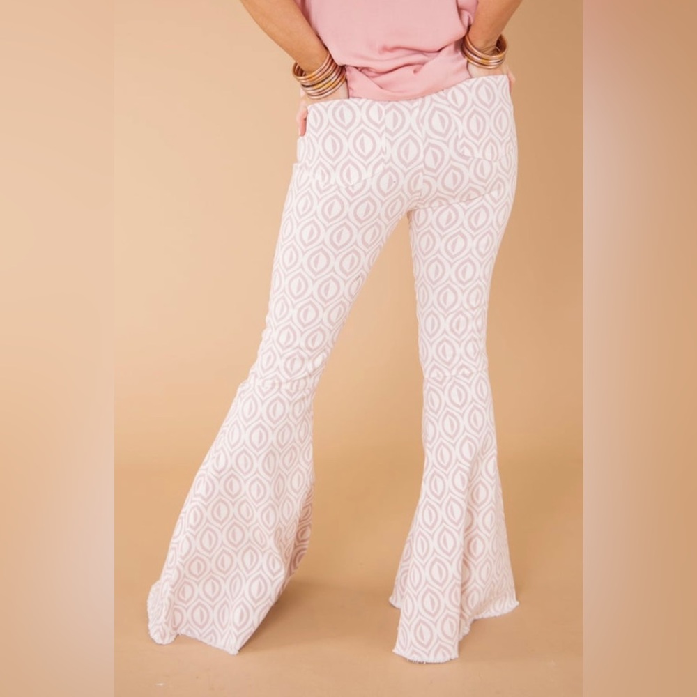 Mauve Bell Bottom Pant - Picture 2 of 5